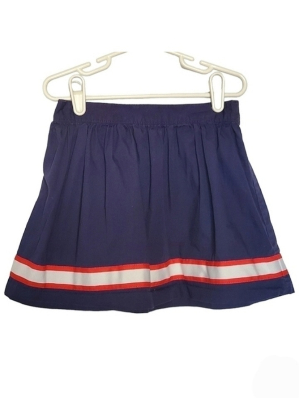 K1203 * Gymboree Girls Ribbon Skirt Red White Blue Size 7